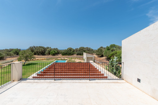 Terrace with far reaching views