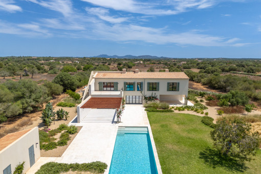 Newly-built finca with mediterranean garden
