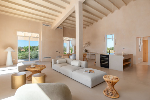 Living and dining area