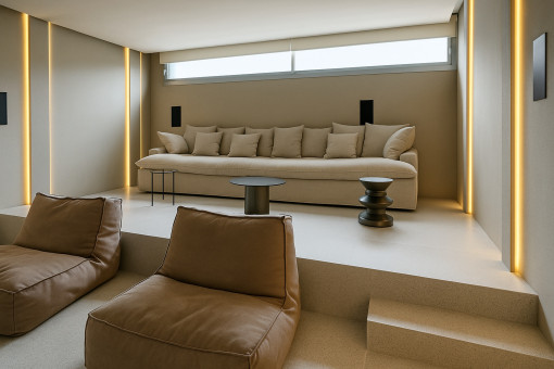 Home cinema on the ground floor