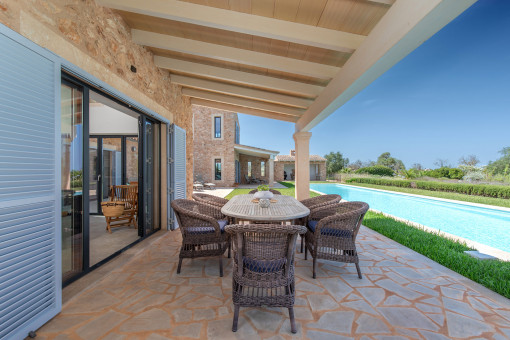 Covered terrace