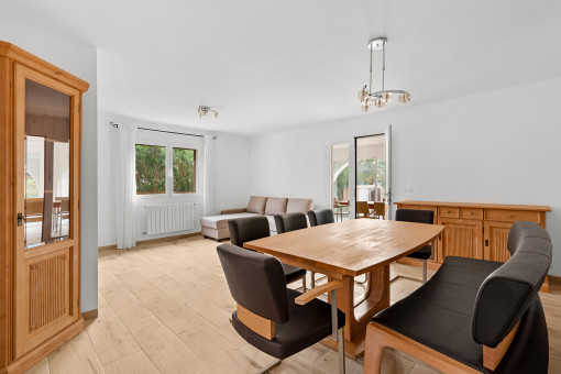 Living and dining area on the ground floor
