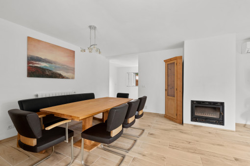 Living and dining area on the ground floor