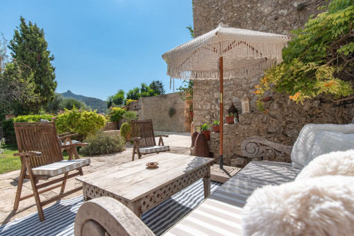 Terrace with view to Sant Salvador