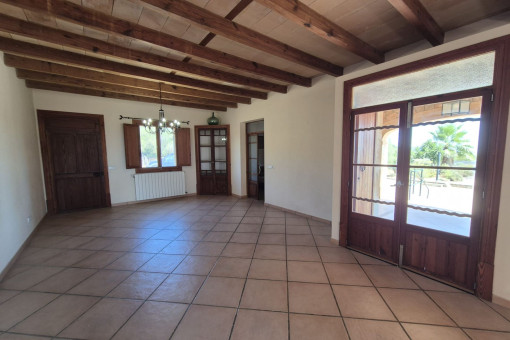 Dining and living area