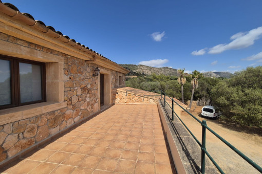Terrace upper floor