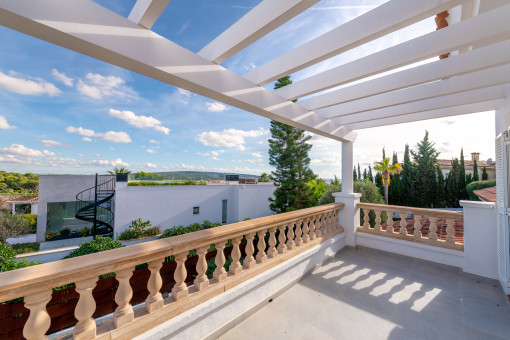 Terrace with idyllic view