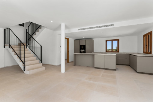 Open kitchen concept