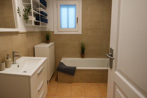 Bathroom on the upper floor