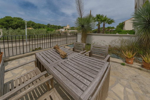 Terrace on the ground floor