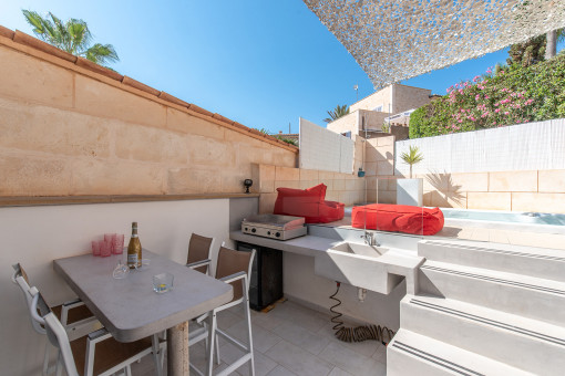 Barbecue area House 1