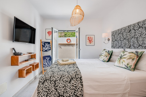 One of 2 bedrooms