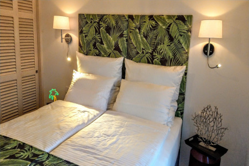 One of 2 bedrooms