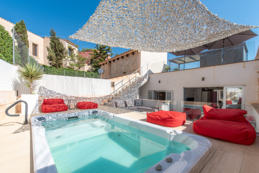 Patio with SWIM SPA