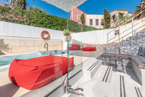 Sun terrace with chill out area