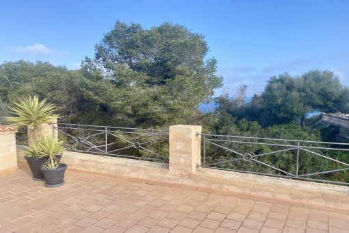 Rooftop terrace with sea view