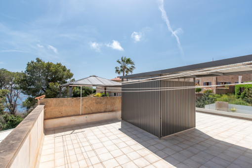 Rooftop terrace with Seaview