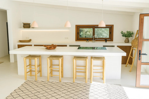 American-style kitchen of the guest house