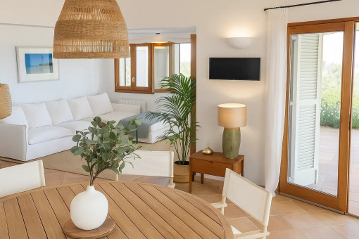 Separate guest area of the main house