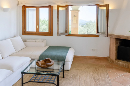 Living room of the self-contained apartment