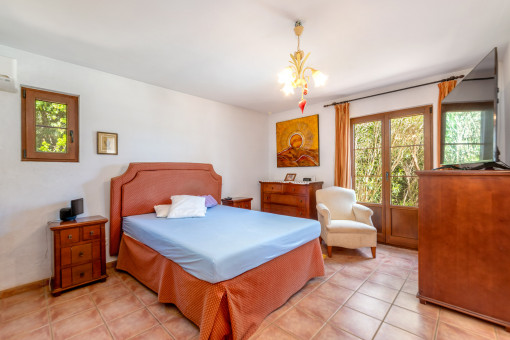 Bedroom in left wing