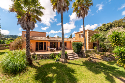 Finca from the pool side