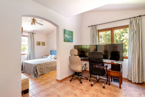 First bedroom in the left wing
