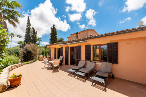 Back terrace