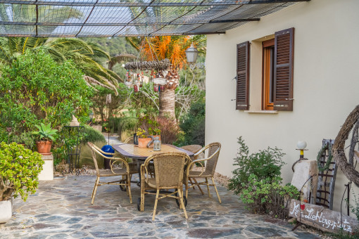 Bright conservatory with nature views