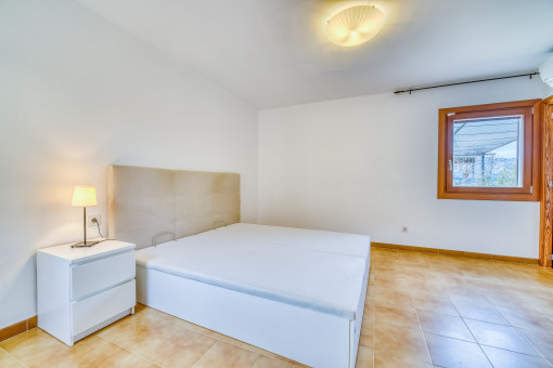 Bright bedroom with window