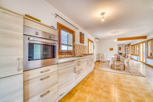Elegant dining area for social gatherings