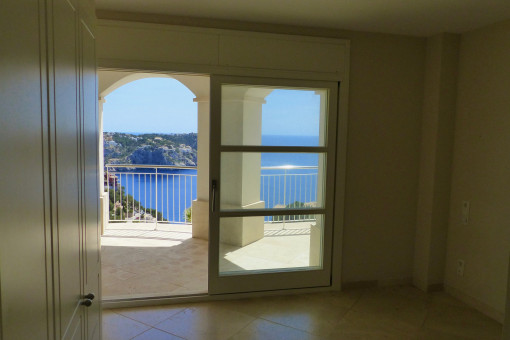 One of two bedrooms