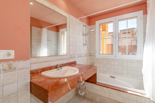 Bathroom with bathtub