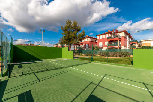 Tennis court, paddle