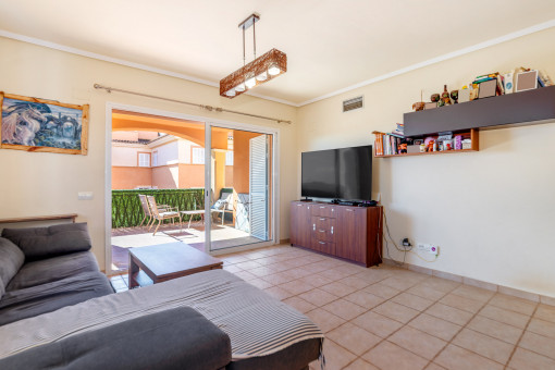 Living room with access to the terrace