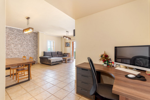 Living room with access to the terrace
