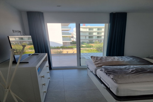 One of 2 bedrooms
