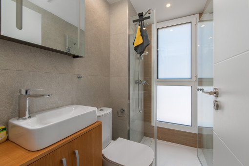 One of 2 bathrooms