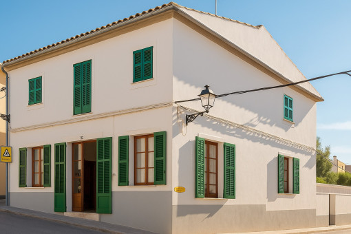 Street view of the townhouse