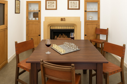 Dining area in the kitchen