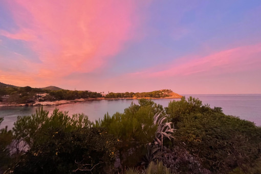 Sunset from end of land