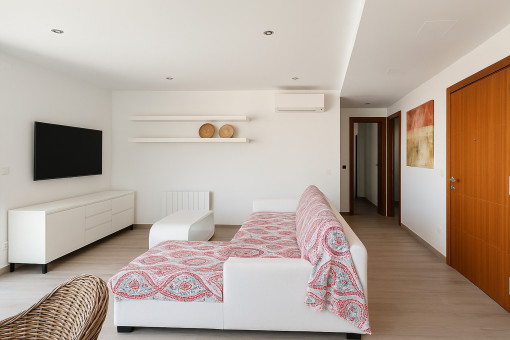 Living area and hall