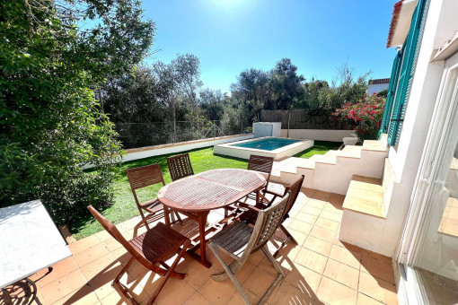 Terrace at the pool
