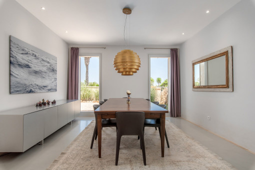 Open dining area
