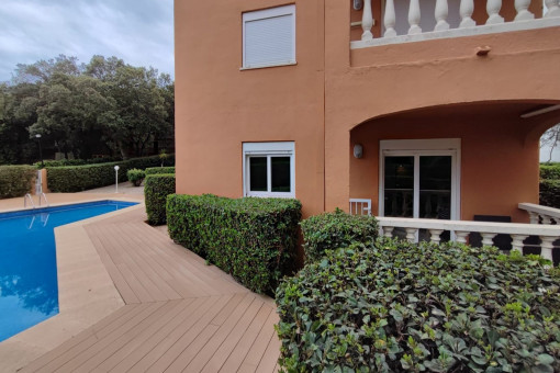 Well maintained residential complex with shared pool