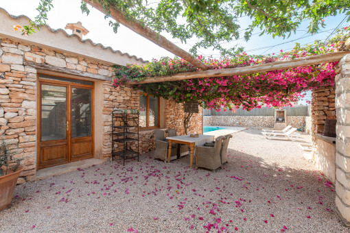 Patio side view
