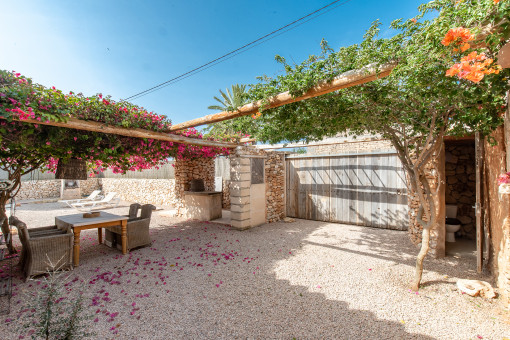 Patio entrance area