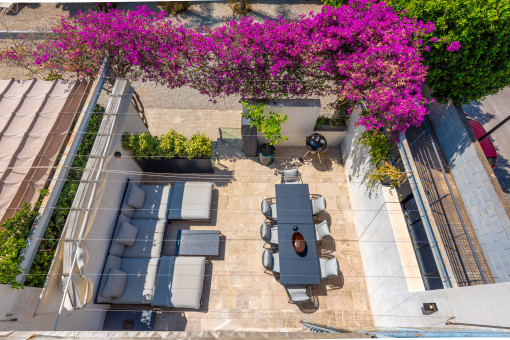 Inviting terrace