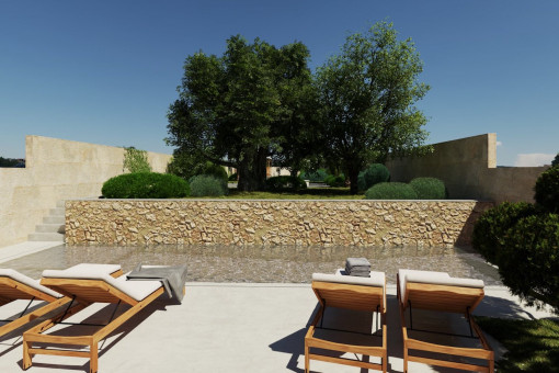 Newly-built townhouse with pool