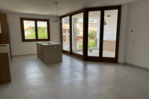 Access to the terrace